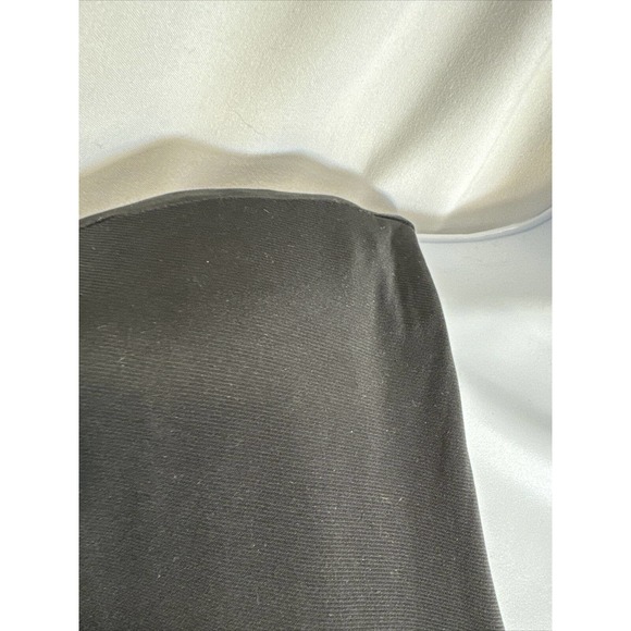 Lauren Ralph Lauren Black Sleeveless Stretch Jersey Dress Size 10 Ruched Holiday - Picture 6 of 7